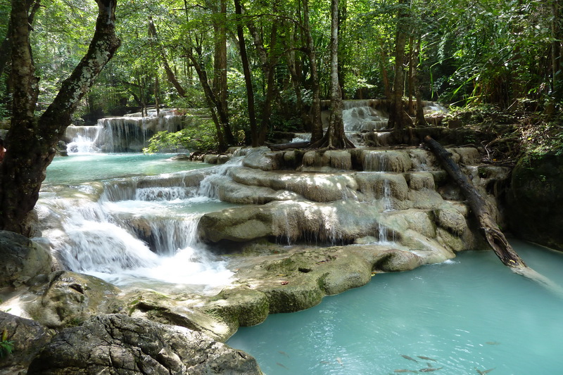 Thailand, Kanchanaburi, Excursion on the River Kwai